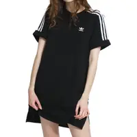 在飛比找蝦皮商城優惠-Adidas TEE DRESS 女 黑 休閒 短袖 連身裙