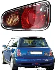 Rear Parking Brake Tail Light Stop Reversing Warming Lamp Turn Signal Reflector W/O Bulbs ，Compatible With Mini Cooper R50 R52 R53 2004-2008(Only Left Side)