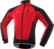 LOUJIN Men Cycling Jacket Waterproof Windproof Thermal Fleece Bike Jersey MTB Bicycle Riding Running Autumn Winter Jacket Coat
