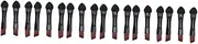 WOONEKY 3sets Double-sided Eye Shadow Sponge Applicator Set Full Makeup Kit for Women Makeup Brush Set Cosmetics 20pcs*3