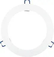 uxcell 4.6" Inner Dia. Light Trim Ring, Aluminum Alloy Circular Light Cover Lighting Fixture for Ceiling Wall Recessed Can Downlights, White