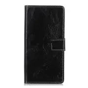 Magnetic Retro Crazy Horse Texture Horizontal Flip Leather Case for OPPO RENO ACE 2, with Holder & Card Slots & Wallet (Black)