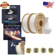 1.75mm 2KG PLA Filament Bundle for High-Speed 3D Printing - Hyper White