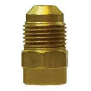 10464 Reducing Adapter, 3/8 SAE 45 Male Flrd x 1/2 SAE 45 Fem Flrd, Brass, 2 Pk