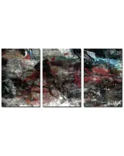 Ready2HangArt Abstract 3pc Wrapped Canvas Wall Art by Tristan Scott