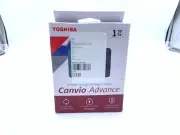 Toshiba Canvio Advance HDTCA10XR3AA 1 TB 2.5" USB 3.2 Portable Hard drive New