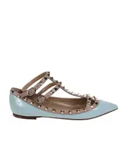 Rockstud patent-leather ballet flats 36,37.5,37 Multicolor