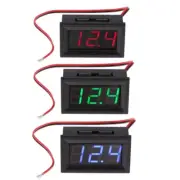 for DC 4.5V-30V 2-Wires Digital Voltmeter Reverse Polarity for Reliab