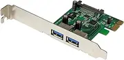 StarTech.com 2 Port PCI Express SuperSpeed USB 3.0 Card Adapter with UASP - SATA PEXUSB3S24