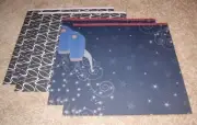 Reminisce Real Magic 12x12 Shimmer Papers(4) ~ Disney Blast Off/Rocket Ship