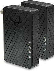Hitron MoCA 2.5 Adapter for Ethernet Over Coax | 2.5 Gbps, Compact Size, Enhanced Streaming, Works with Any Ethernet Device/Router (2-Pack)