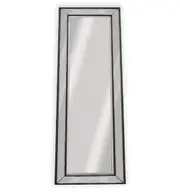 Beaded Black Full Length Framed Mirror70 x 170 cm