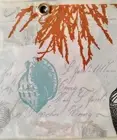 SEA TROVE PEVA SHOWER CURTAIN STARFISH SHELLS CORAL REEF CONCH METAL GROMMETS