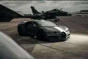 Bugatti Chiron, Vehicles, Black , Jet Fighter Poster