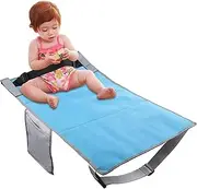 Airplane Seat Extender for Kids, Toddler Airplane Bed, Toddler Travel Bed, Airplane Bed for Toddler, Airplane Seat Extender for Kids, Airplane Kids Bed. (Black) (Blue)