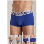 【YISZ WORLD】CALVIN KLEIN CK STEEL MICROFIBER低腰四角內褲_月影藍