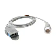 12pin Adult Finger Clip SpO2 Sensor Cable for Comen C50/60/80/90(Telemetry Tech)