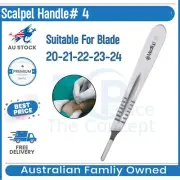 SURGICAL SCALPEL HANDLE NO 4 PRECISION STAINLESS STEEL SUIT BLADES