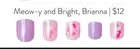 Red Aspen MEOW-Y AND BRIGHT, BRIANNA GLUE ON Nail PRESS ON KIDS PETITE