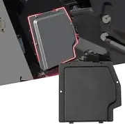 A & UTV PRO Battery Cover Plate Kit for Can am Maverick X3 MAX 2017-2024 2025 All Models Accessories, Black, 1PCS