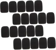 ERINGOGO 24pcs Microphone Windscreen Covers Soft Sponge Headset Mic Covers for Enhanced Audio Experience Compatible with Microphones and Earphones Easy to Clean and Replace Durable Texture