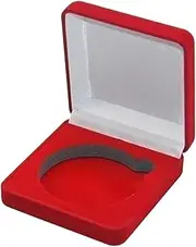 Ｓｉｍｈｏａ Organizer for Challenge Coins with Dust Protection and Storage Features, Red, as described