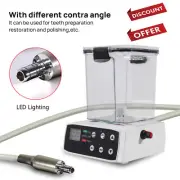 LED Dental Brushless Electric Micro Motor & Water Tank for Lab Practice po