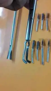 2 Set Laparoscopic SS Bulldog Clamp With Clip Forceps 10mm Surgical Instrument