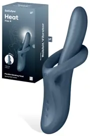 Satisfyer Heat Flex 4 Rotating & Warming 9.1" Rabbit Vibrator