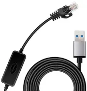 USB3.0 to RJ45 Gigabit Ethernet Network Cable for Switch, Router, Gateway, Mo...