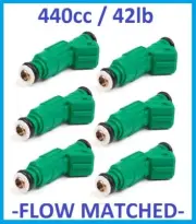 Fuel Injectors x 6 for Ford BA BF XR6 turbo 440cc 42lb 0 280 155 968 EV6 Brand N (for: Volvo)
