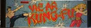 Yie Ar Kung-Fu Arcade Marquee 26" x 8"