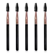 5Pcs Spooly Eyelash Eyebrow Mascara Brush Applicators Extensions for Women Girls