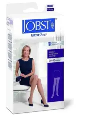 Jobst UltraSheer Thigh High Legwear Socks 30-40 mmhg Closed Toe Firm Supportwear