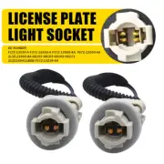 2X License Plate Light Socket Rear Lamp Wire Socket For Ford Expedition Bronco T