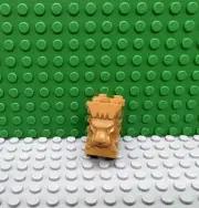 Lego 1 Medium Nougat 2x3x3 castle brick Lion Head NEW