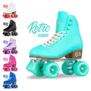Crazy Skates RETRO Roller Size Adjustable Quad Rollerskates for Kids Girls Boys