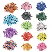 100pieces Blue/Color Resin for Evil Eye Charm Round Beads 8mm Gifts for Male Fem