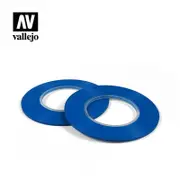 Vallejo Hobby Tools - Flexible Masking Tape (2mm x 18m) T07008