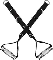Fitness Metal Gym Handles Multi D-Ring Handle Heavy Duty Aluminum Alloy Handle Grips Durable Workout Handles for Pulley LAT Pull Down System