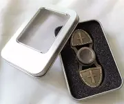 Ram Cross Metal Pocket Gear Gyro EDC ADHD Autism 3D Fidget Spinner Focus Toy