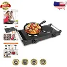 2000W Electric Double Burner Hot Plate - Portable Cooking Solution for Home/RV
