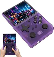 R35PLUS Handheld Game Console, 3.5 Inch IPS 640 X 480 HD Screen, More Than 20 Retro Emulator Systems, Pocket Gaming Console for Home Outdoor Travel, 3000mAh (64G)