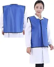 [KJIASDFE] Blue X-ray Protective Lead Vest, Lightweight Soft Adjustable Neutral Lead Apron for Dental Pet Hospitals Sanatoriums