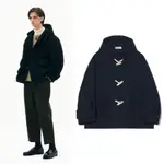 韓國 PARTIMENTO 男女裝OVERSIZE MELTON CONVOY DUFFLE COAT 短版連帽毛呢大衣