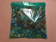 Vintage 100+ Count Includes Shooter Vitro Agate Cat Eyes Marbles,Parkersburg WVa