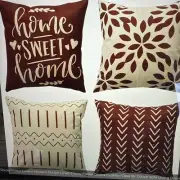 Pack Of 4 Home Decorative Throw Pillow Covers 20x20”