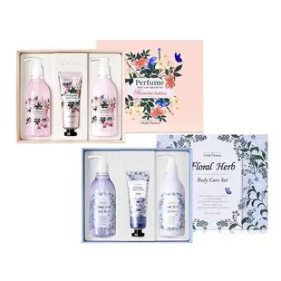 韓國 Medi Flower 身體護理香氛禮盒(沐浴乳300ml+乳液300ml+護手霜80g) 款式可選【小三美日】D890084