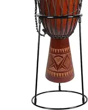 Percussion Instrument Holder - Multipurpose Carbon Steel Drum Floor Stand,Percussion Standing Support, Stable Instrument Holder for Home, Studio