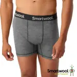 【SMARTWOOL】男 美麗諾羊毛控溫四角內褲.平口內褲.吸濕透氣貼身內著.衛生褲(SW016996-084 中性灰)